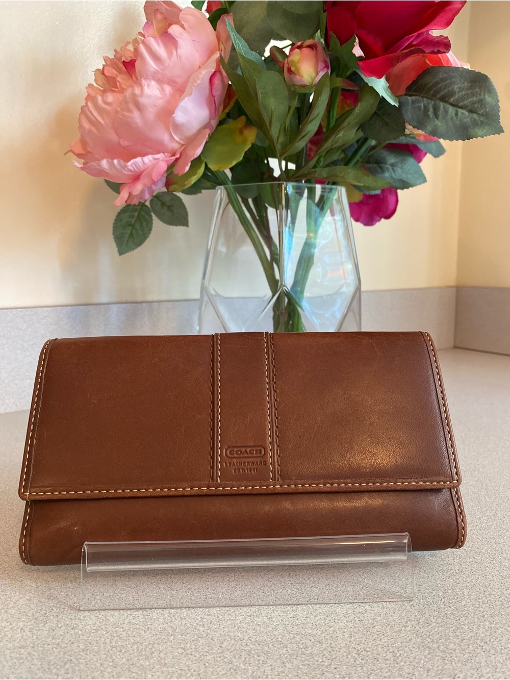 Coach Vintage Hamilton Trifold Checkbook Wallet